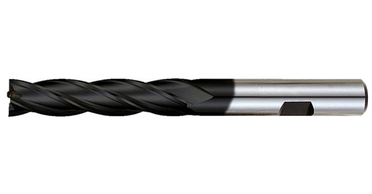 Schaftfräser zyl. DIN 844 B Typ N lang 4 Schn. Z-Schnitt HSS-E/TiAlN 14,0 mm