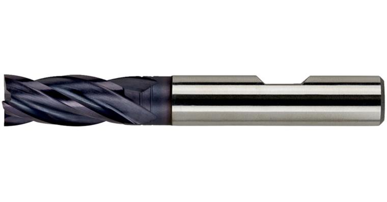 End mill cyl. DIN 844 B type N short 5 cut edg c-cut HSS-E PM + TiAlN 25 mm