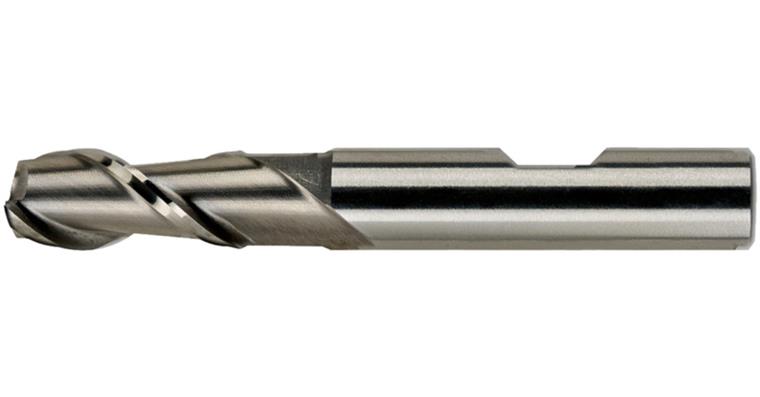 End mill cyl. DIN 844 B type W short 2 cutting edges centre-cutting HSS-E 4.0 mm
