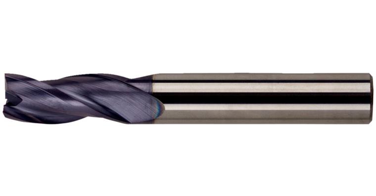 SC square end mill cyl./6535 HA short 3 cut. edges C-cut P20-K40/TiAIN 8 mm