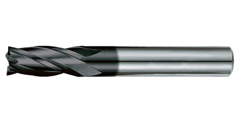 SC square end mill cyl./6535 HA long 4 cut. edges C-cut P20-K40/TiAIN 16 mm