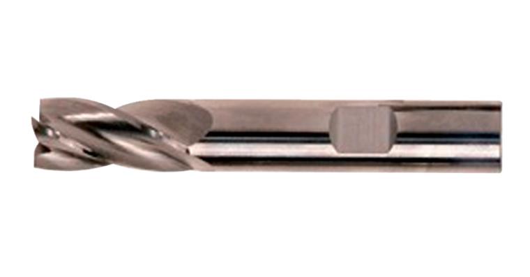 Solid carbide square end mill cyl./6535 HB long 4 cut. edges C-cut P20-K40 3 mm