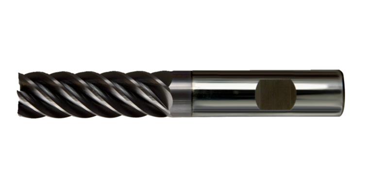 SC end mill cyl./6535 HB DIN 6527 extra long 6 cut. edges P20-K40/TiAlN 10 mm