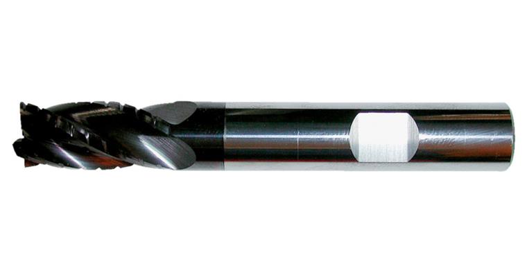 Roughing/finishing cutter NF TiAlN 30° normal HB shank T=4 dia. 5 mm