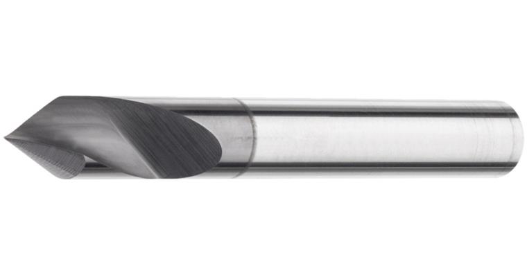SC engr. cutter 60° dia. 4 mm TiAlN-coated str. shank DIN 6535 HA 1 cut. edge