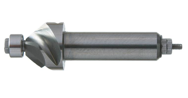 VHM-Formfräser Typ 5 Kugellager-Anlaufrolle Ø4,0 mm DxL 10x34 SPW 30° TA-ALU-be.