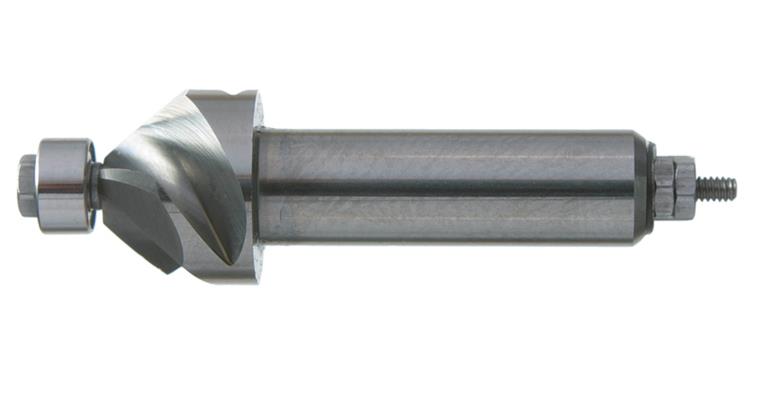 VHM-Formfräser Typ 5 Kugellager-Anlaufrolle Ø4,0 mm DxL 10x34 SPW 30°