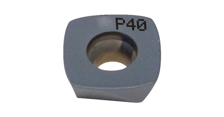 Index. ins. steel rough. ZDEW 120408 P40/Al2O3 for cutter 17660 111-112+121-123