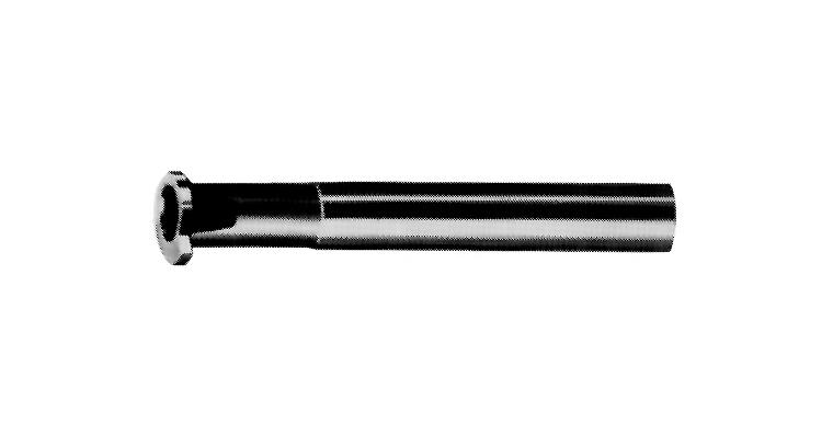 Internal recessing cutter shape H HSS-H B 05, for groove width 1.1 mm