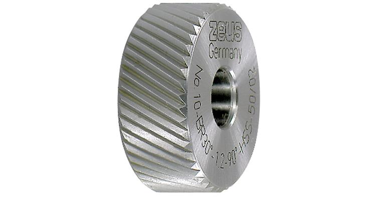 Rändelrad DIN 403 PM Form BR 30° Ø x Breite x Bohrung 20x8x6 mm Teilung 0,6 mm