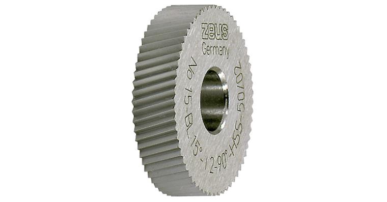 Knurl. wheel DIN 403 PM type BL 15° dia. x width x hole 21.5x5x8 mm pitch 1.0 mm