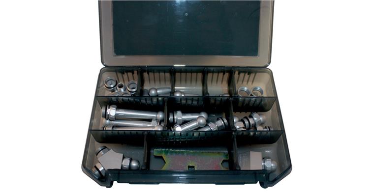 1/4 inch flexible aluminium coolant hoses 29 pieces starter kit