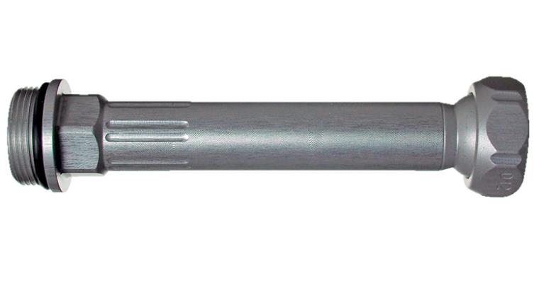 Aluminium coolant hose spacer 70 mm