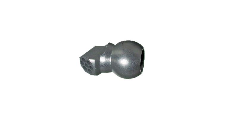 Aluminium coolant hose special nozzle diameter 1.8 mm/60° short