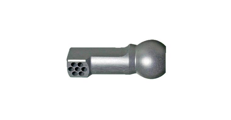 Aluminium-Kühlmittelschlauch Spezialdüse Ø 1,8 mm / 90° lang
