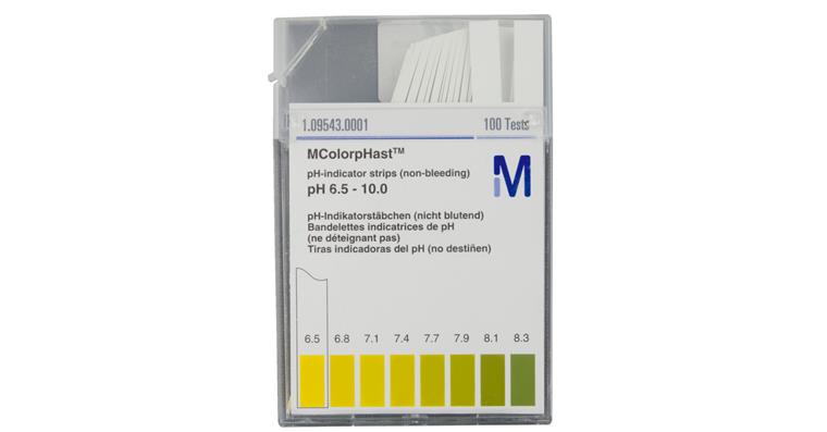 pH test rods pack = 100 pcs for emulsion treatment case cat. no. 19367101