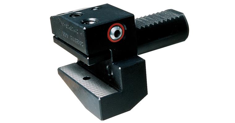Radial tool holder, shank dia. 40 mm, short 85 mm, right, shape B1, DIN 69880