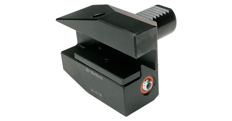 Vierkant-Queraufnahme, Schaft-Ø 40 mm, lang 118 mm, rechts, Form B7, DIN 69880