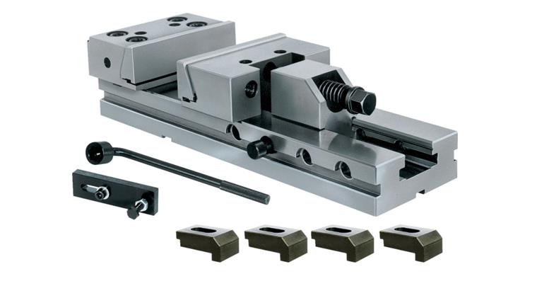 Maschinen-Schraubstock Typ MSR mechanisch Backenbreite 150 mm Spannweite 300 mm