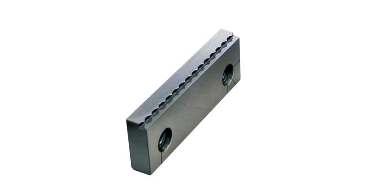 Claw jaw set SKB with fine adjustment, clamping depth up to 2 mm, width 160 mm