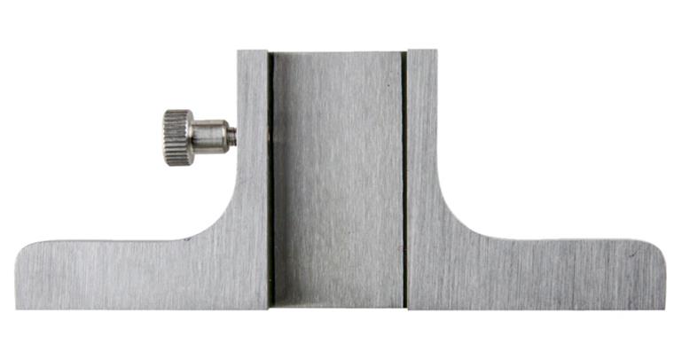 Depth gauge stop rust-proof for TESA MR up to 150 mm 75x6 mm