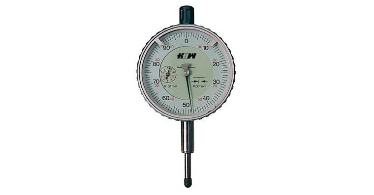 Fine dial gauge read. 0.001 mm accuracy per factory stand. MR 1 mm dia. 58 mm