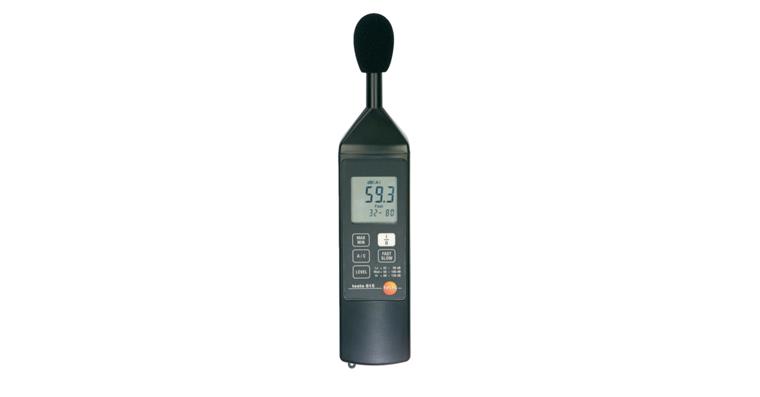 Schallmessgerät TESTO 815, Genau.2, +32…+130 dB(A), Mikro, Windschutz, Batterie