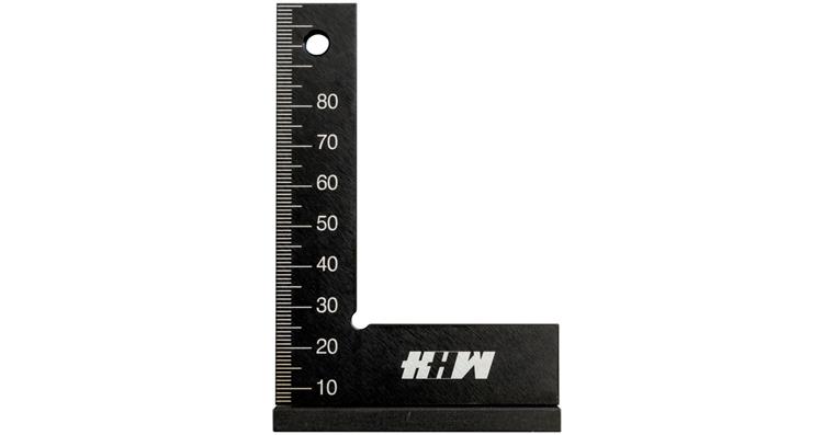 Try square, accuracy in accordance with DIN 875/1 aluminium 500 x 300 mm