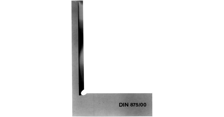 Incision square stainless steel accuracy DIN 875/00 25x20 mm