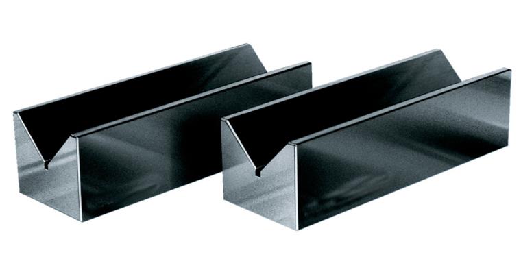 Prismen-Paar 90° Spezialguss DIN 876/1 geschliffen 200x70 mm