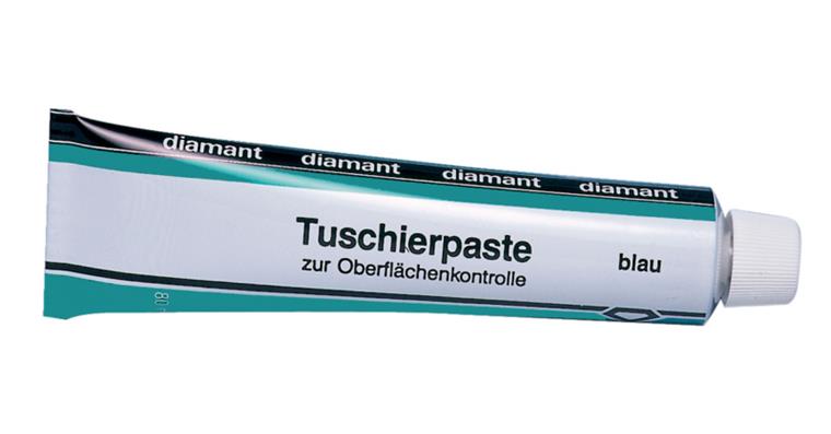 Tuschierpaste blau zur Oberflächenkontrolle Tube 60 g