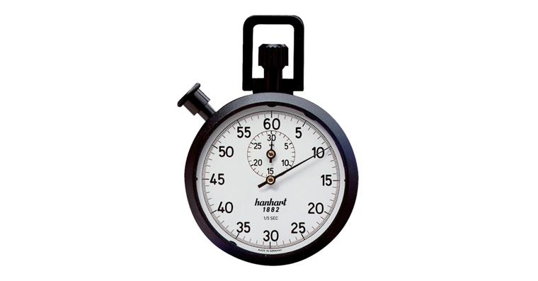 Addition stopwatch ABS special housing dia. 55 mm reading 0.2 sec.
