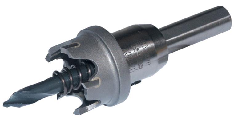 Carbide hole saw flat cut dia. 29 mm