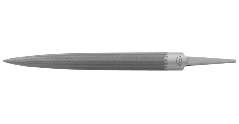 Precision half-round file with fine tip length 150 mm cut 3