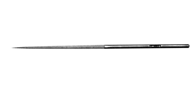 Präzisions-Nadelfeile rund Länge 160 mm Hieb 2