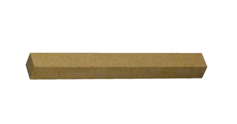 Corundum grinding file, square, medium grit, 100x10 mm