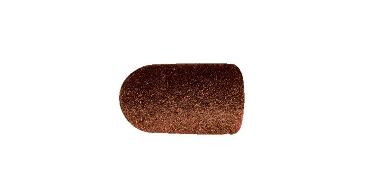Abrasive cap POLICAP® brown rnd. roller G60 coarse dia. x head height 10x15 mm