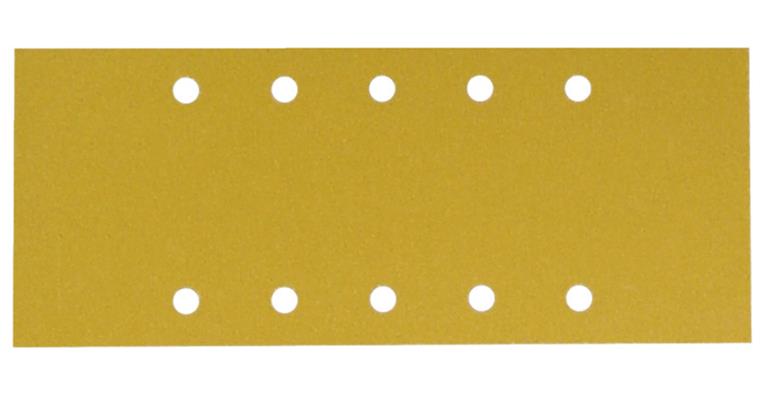 Trockenschleifpapier Korund gelocht Körnung 80 115x280 mm in Blattstreifen