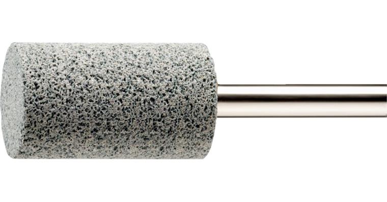 Zylinder-Schleifstift Schaft-Ø 6 SiC-Alu grün Ø 40x20