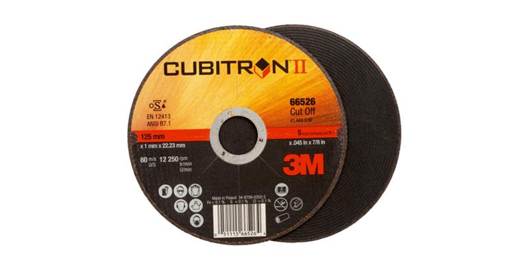 1044811112 Free-hand cutting discs (stainless steel), CubitronTM II, 180 x 2.5 x 22.20 mm