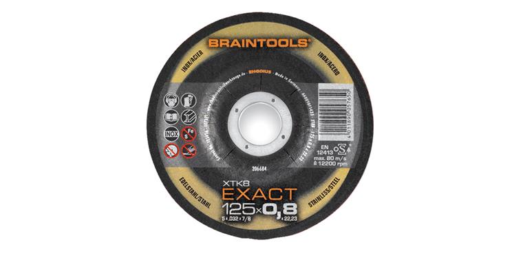 Freihand-Trennscheibe Typ XTK8 TOP extradünn Inox gekröpft 125x0,8 mm