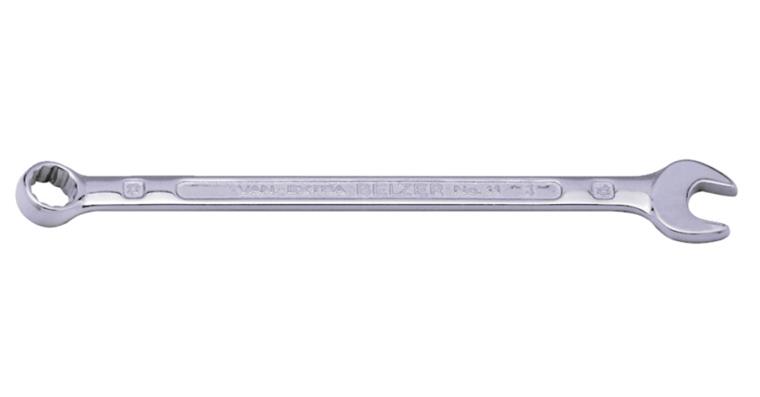 Combination wrench long 15° vanadium-extra-steel AF 36x36 mm