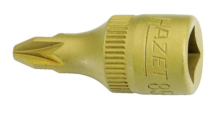 1/4 inch screwdriver bit CVD-TiN Phillips head PZ 1