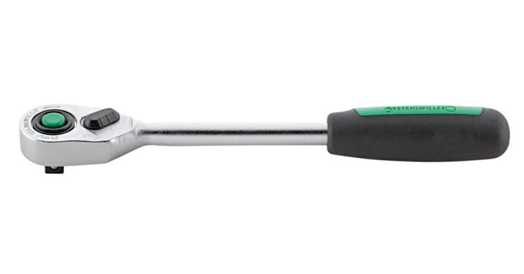 1/4 inch lever rever. ratchet DIN 3122/ISO 3315 QuickRelease 80 teeth L=153 mm