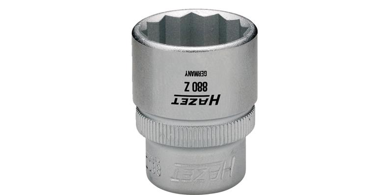 HAZET socket wrench insert 9 mm 3/8' DIN 3124 bi-hexagon