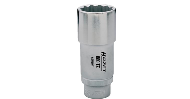 3/8 inch bi-hexagon socket long CV steel AF 21 mm