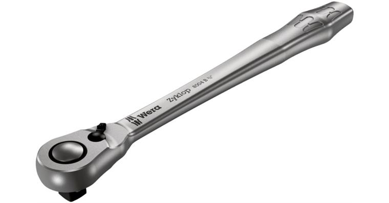 1051293100 3/8 Zoll Umschaltknarre Zyklop Metal geschm. Vollmetallknarre Gesamtlänge 222 mm