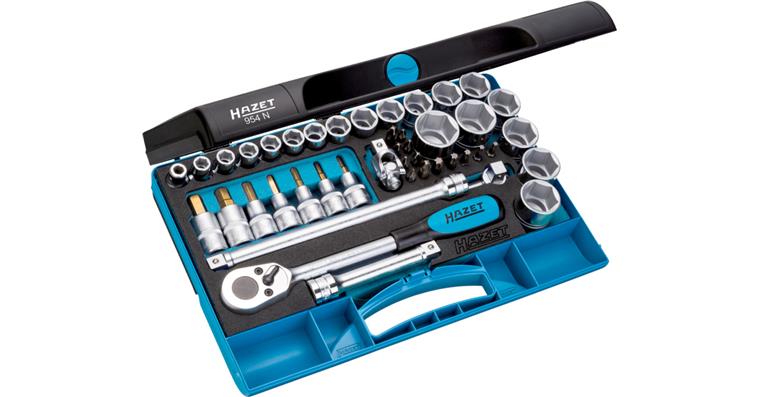 1/2 inch hexagon socket set 44 pieces size 10-32 mm in SmartCase