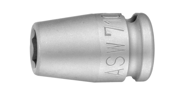 3/8 inch hexagon impact screwdriver bit CV special steel AF 14 mm