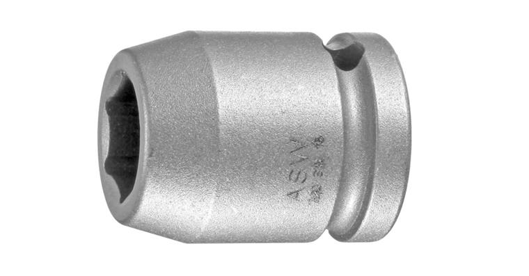 1/2 inch hex impact screwdriver bit CV special steel short AF 15 mm